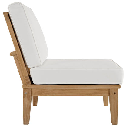 Modway Furniture Marina 8 Piece Outdoor Patio Teak Set by Modway – EEI-1479-NAT-GRY-SET