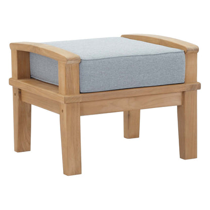 Modway Furniture Marina 10 Piece Outdoor Patio Teak Set by Modway - EEI-1489-NAT-GRY-SET