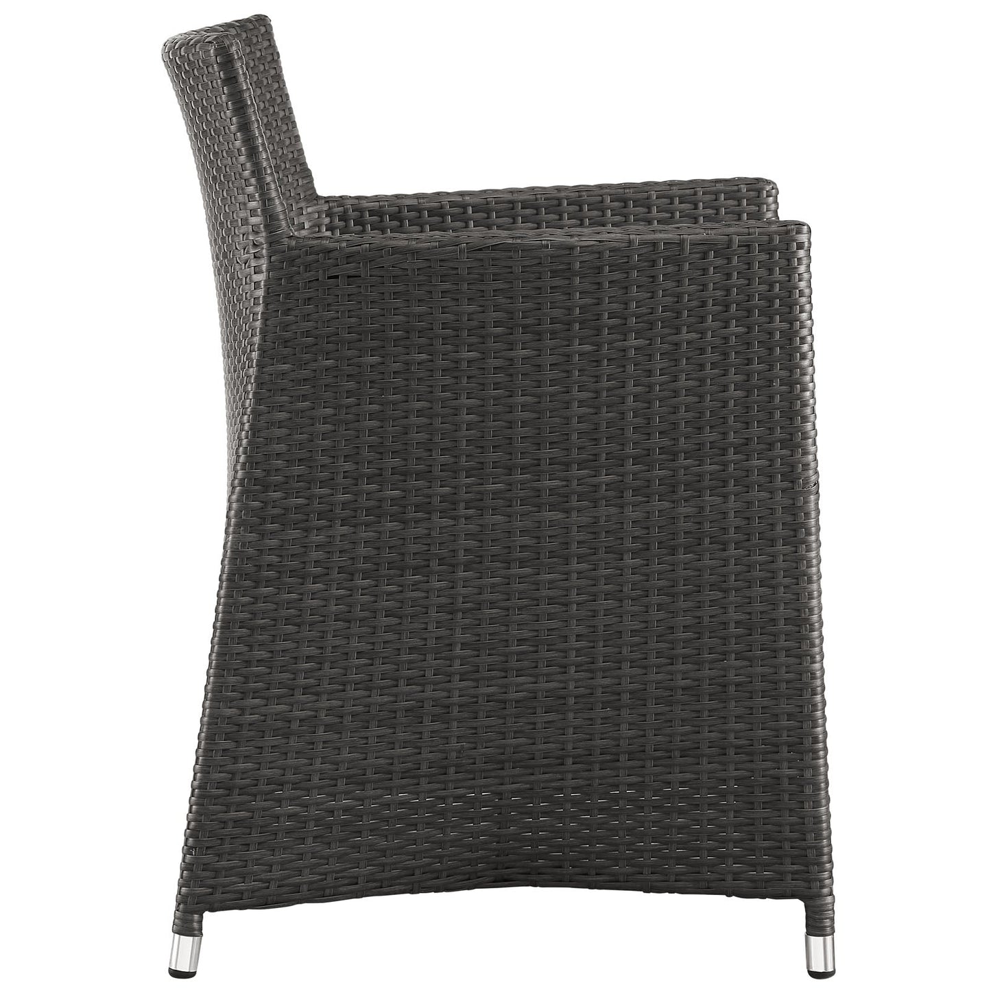 Modway Furniture Junction 7 Piece Outdoor Patio Dining Set by Modway - EEI-1750-BRN-WHI-SET