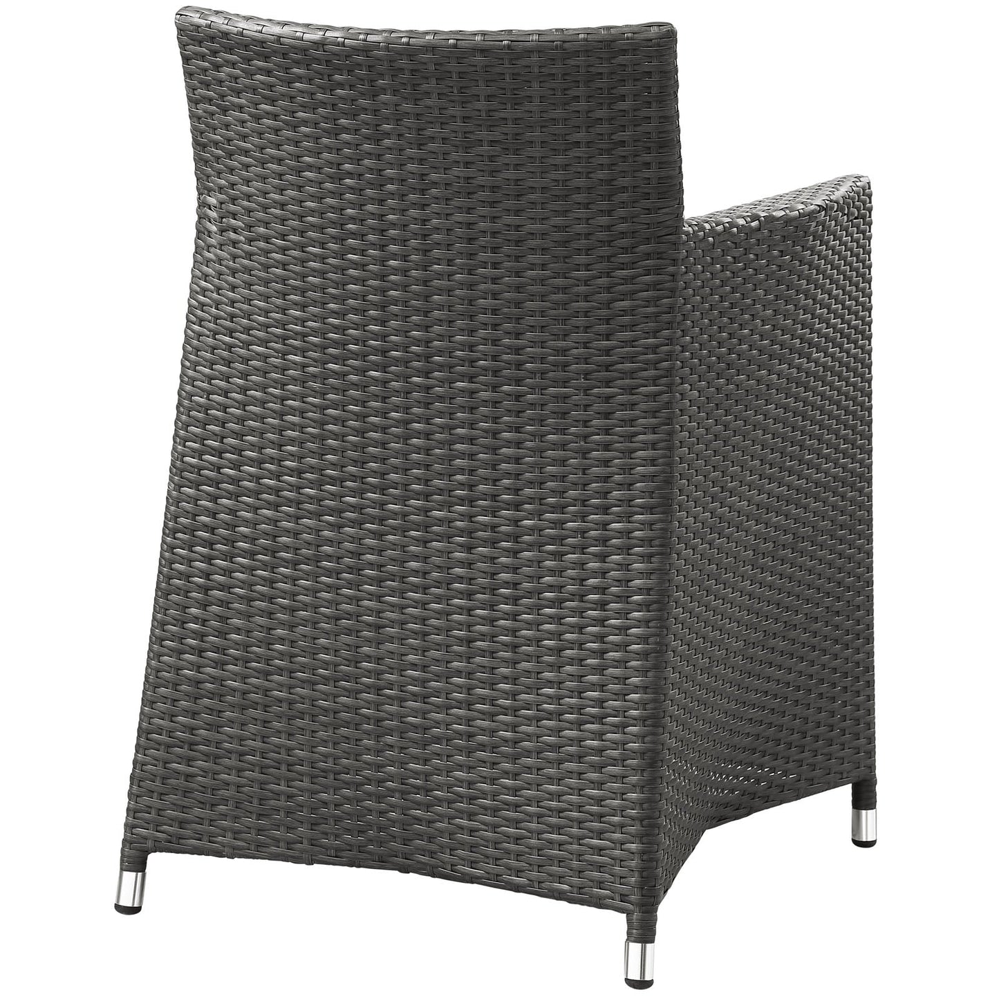 Modway Furniture Junction 5 Piece Outdoor Patio Dining Set - EEI-1760-GRY-WHI-SET