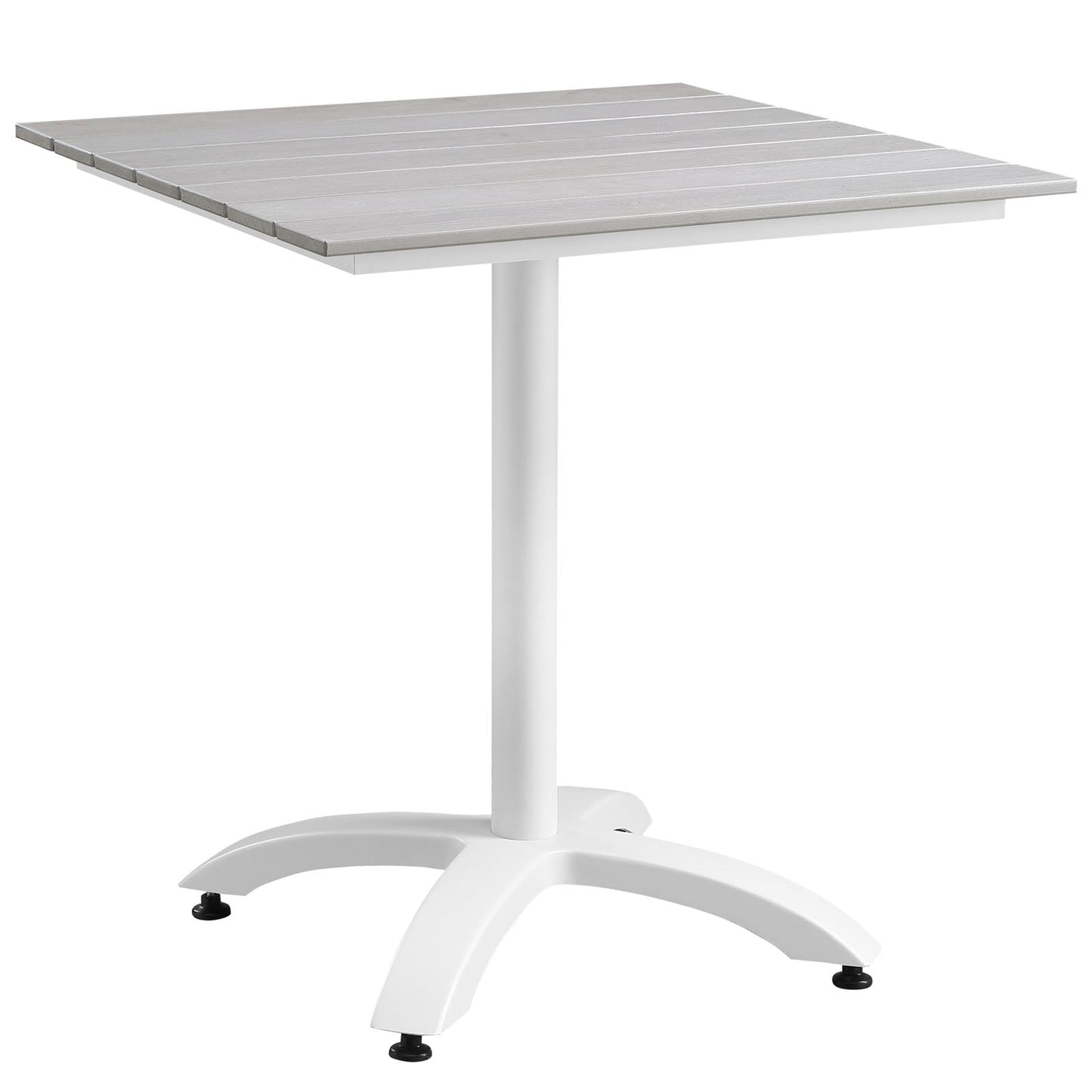 Modway Furniture Junction 5 Piece Outdoor Patio Dining Set - EEI-1760-GRY-WHI-SET