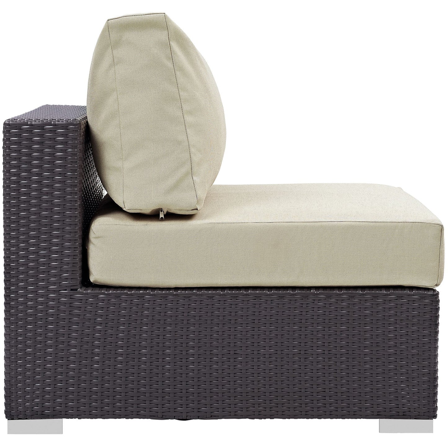 Modway Furniture Convene 5 Piece Outdoor Patio Sectional Set by Modway –EEI-2172-EXP-BEI-SET
