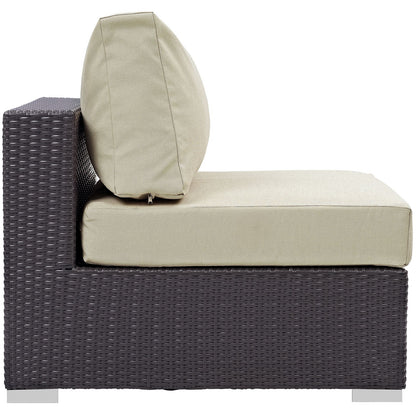 Modway Furniture Gather 7 Piece Outdoor Patio Sectional Set by Modway - EEI-1808-EXP-BEI-SET