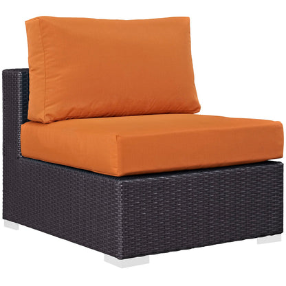 Modway Furniture Convene 5 Piece Outdoor Patio Sectional Set by Modway –EEI-2172-EXP-BEI-SET