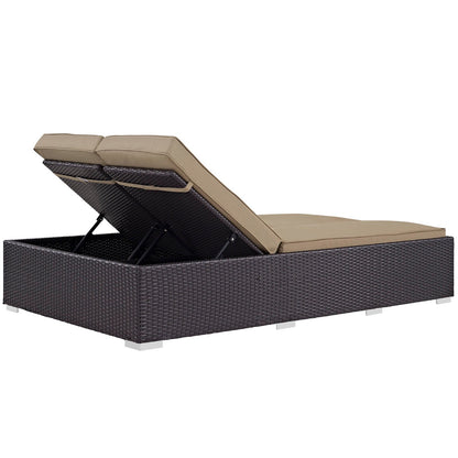Modway Furniture Convene Double Outdoor Patio Chaise - EEI-2177-EXP-MOC
