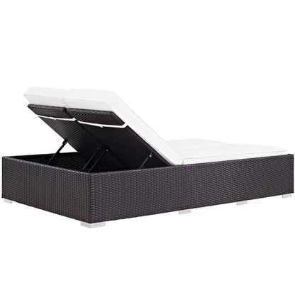 Modway Furniture Convene Double Outdoor Patio Chaise - EEI-2177-EXP-MOC