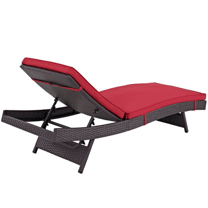 Modway Furniture Convene Chaise Outdoor Patio Set of 4 by Modway - EEI-2429-EXP-MOC-SET
