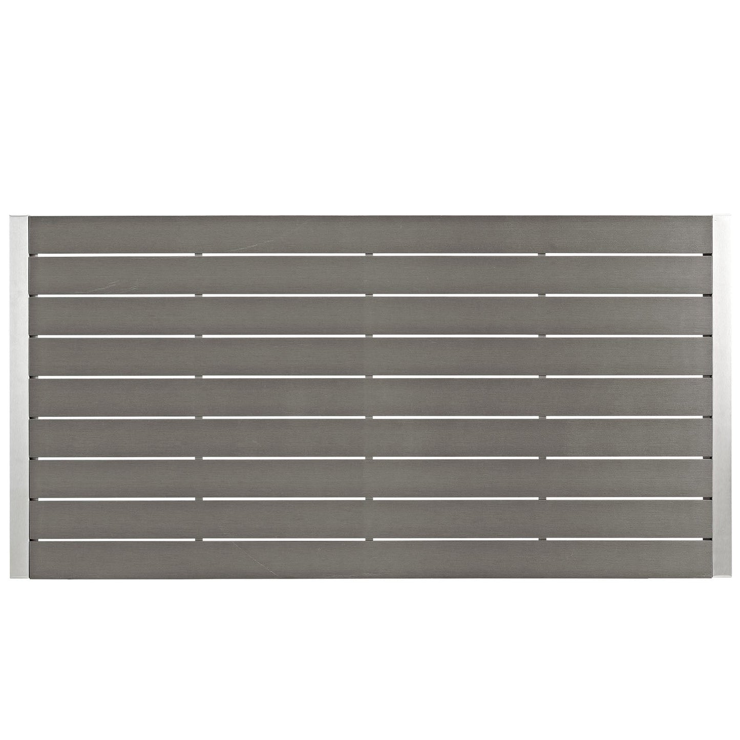 Modway Furniture Shore 7 Piece Outdoor Patio Aluminum Dining Set – EEI-2485-SLV-BLK-SET