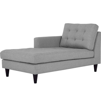 Modway Furniture Empress Left-Arm Upholstered Fabric Chaise - EEI-2596-AZU