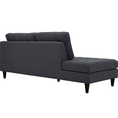 Modway Furniture Empress Upholstered Fabric Left Facing Bumper - EEI-2611-LGR