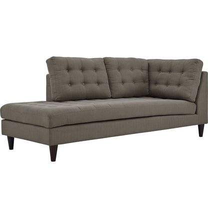 Modway Furniture Empress Upholstered Fabric Left Facing Bumper - EEI-2611-LGR