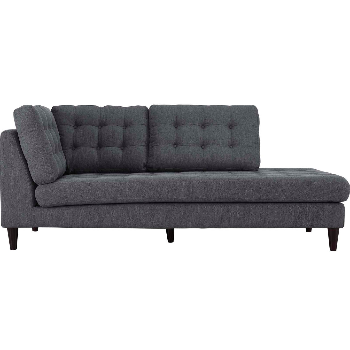 Modway Furniture Empress Upholstered Fabric Right Facing Bumper - EEI-2612-AZU