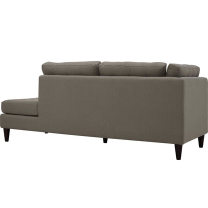 Modway Furniture Empress Upholstered Fabric Right Facing Bumper - EEI-2612-AZU