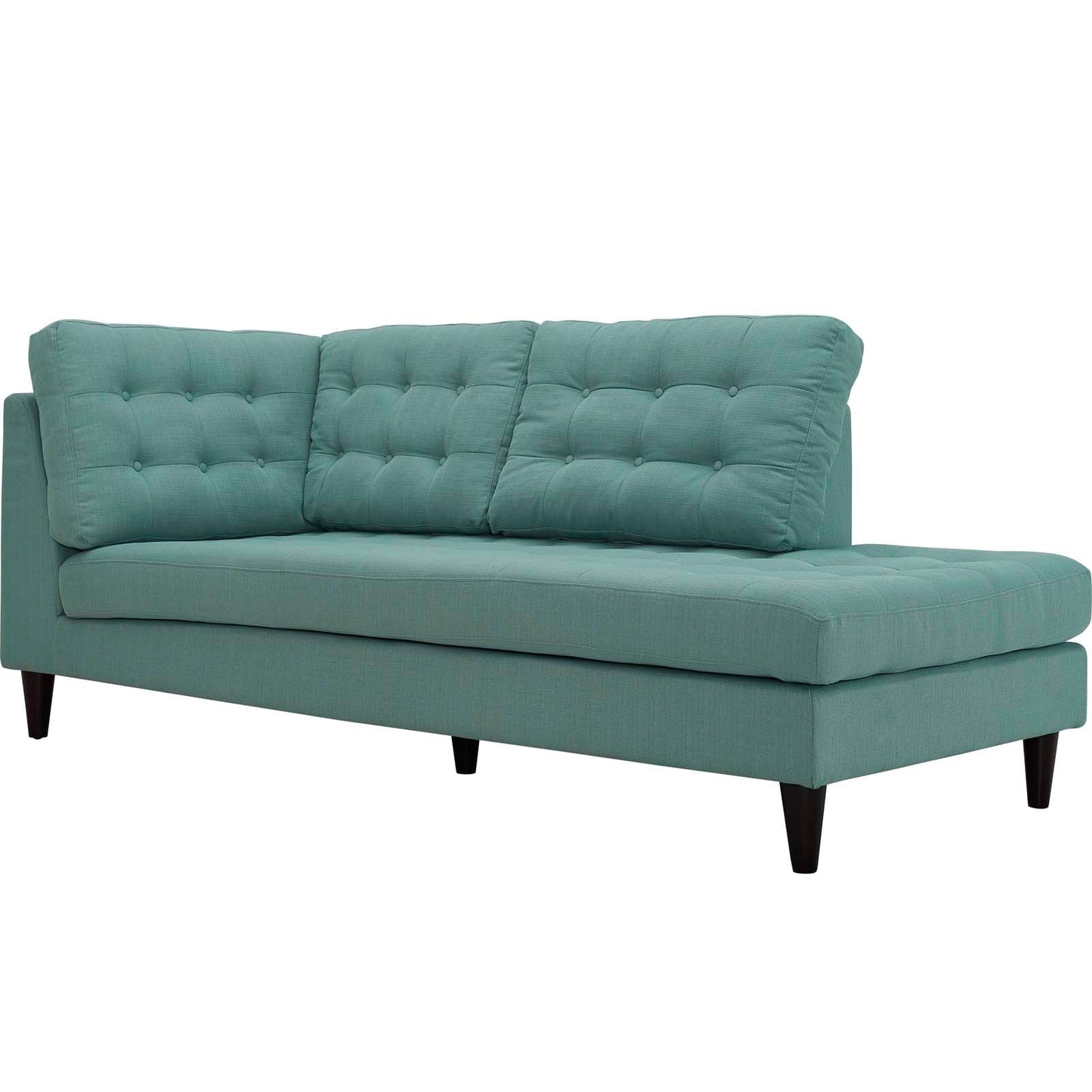 Modway Furniture Empress Upholstered Fabric Right Facing Bumper - EEI-2612-AZU