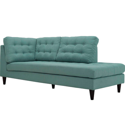 Modway Furniture Empress Upholstered Fabric Right Facing Bumper - EEI-2612-AZU