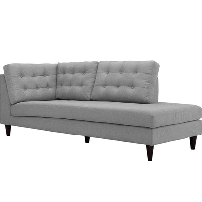 Modway Furniture Empress Upholstered Fabric Right Facing Bumper - EEI-2612-AZU