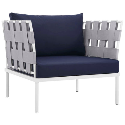 Modway Furniture Harmony 5 Piece Outdoor Patio Aluminum Sectional Sofa Set by Modway – EEI-2621