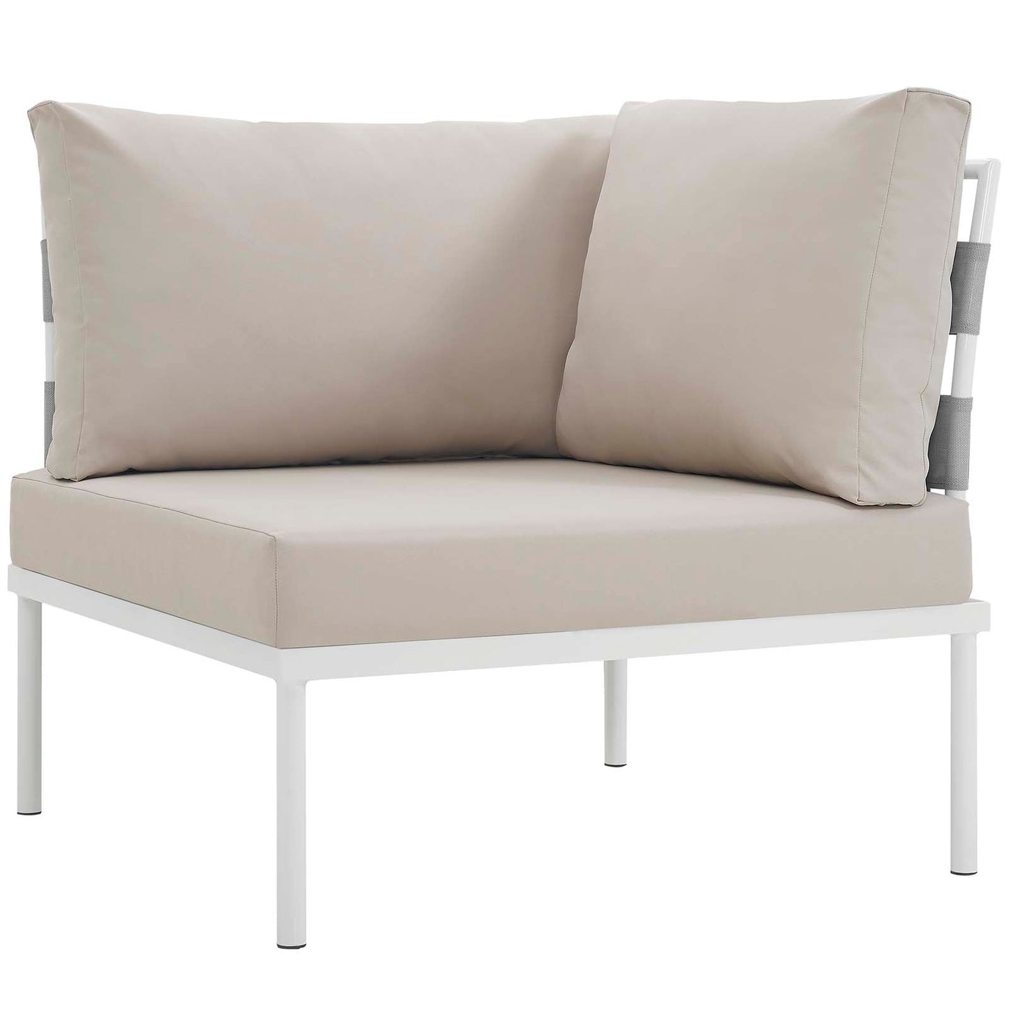 Modway Furniture Harmony 5  Piece Outdoor Patio Aluminum Sectional Sofa Set by Modway – EEI-2623