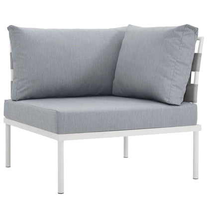 Modway Furniture Harmony 5  Piece Outdoor Patio Aluminum Sectional Sofa Set by Modway – EEI-2623