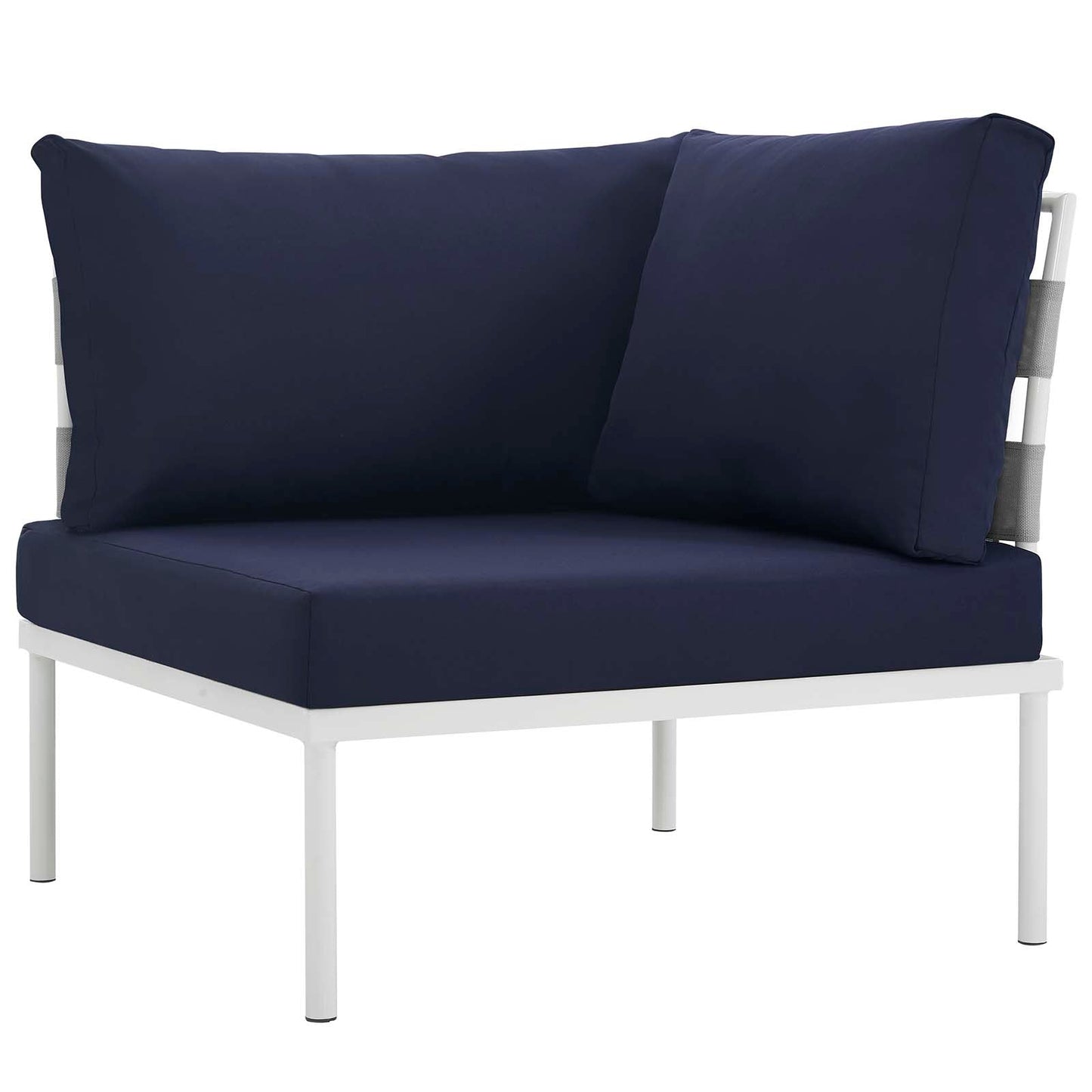 Modway Furniture Harmony 5  Piece Outdoor Patio Aluminum Sectional Sofa Set by Modway – EEI-2623