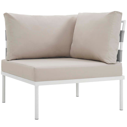 Modway Furniture Harmony 8 Piece Outdoor Patio Aluminum Sectional Sofa Set by Modway – EEI-2625