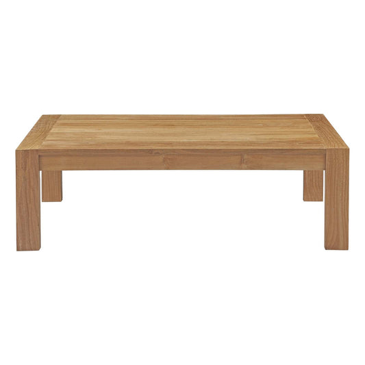 Modway furniture Upland Outdoor Patio Wood Coffee Table - EEI-2710-NAT