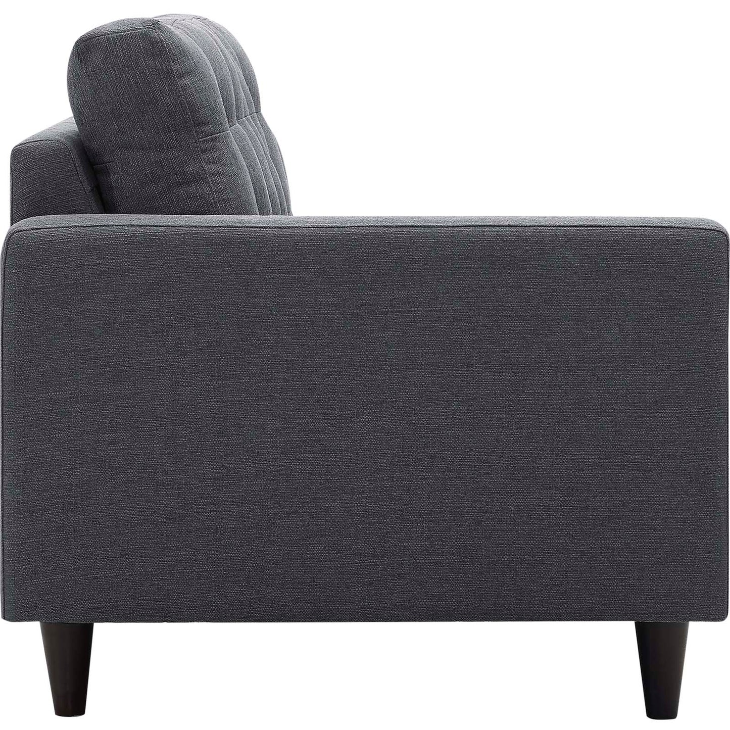 Modway furniture Empress 2 Piece Upholstered Fabric Right Facing Bumper Sectional - EEI-2797-AZU