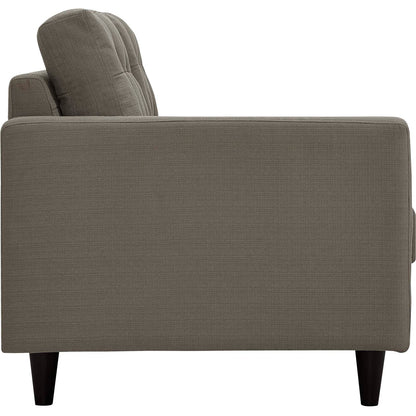 Modway furniture Empress 2 Piece Upholstered Fabric Right Facing Bumper Sectional - EEI-2797-AZU