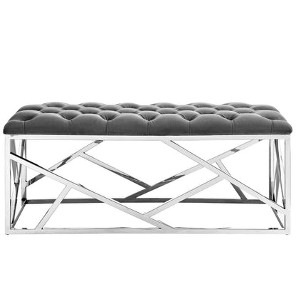 Modway Furniture Intersperse Bench - EEI-2867-SLV-SEA