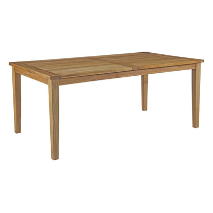 Modway Furniture Marina 7 Piece Outdoor Patio Teak Dining Set by Modway – EEI-3206-NAT-SET