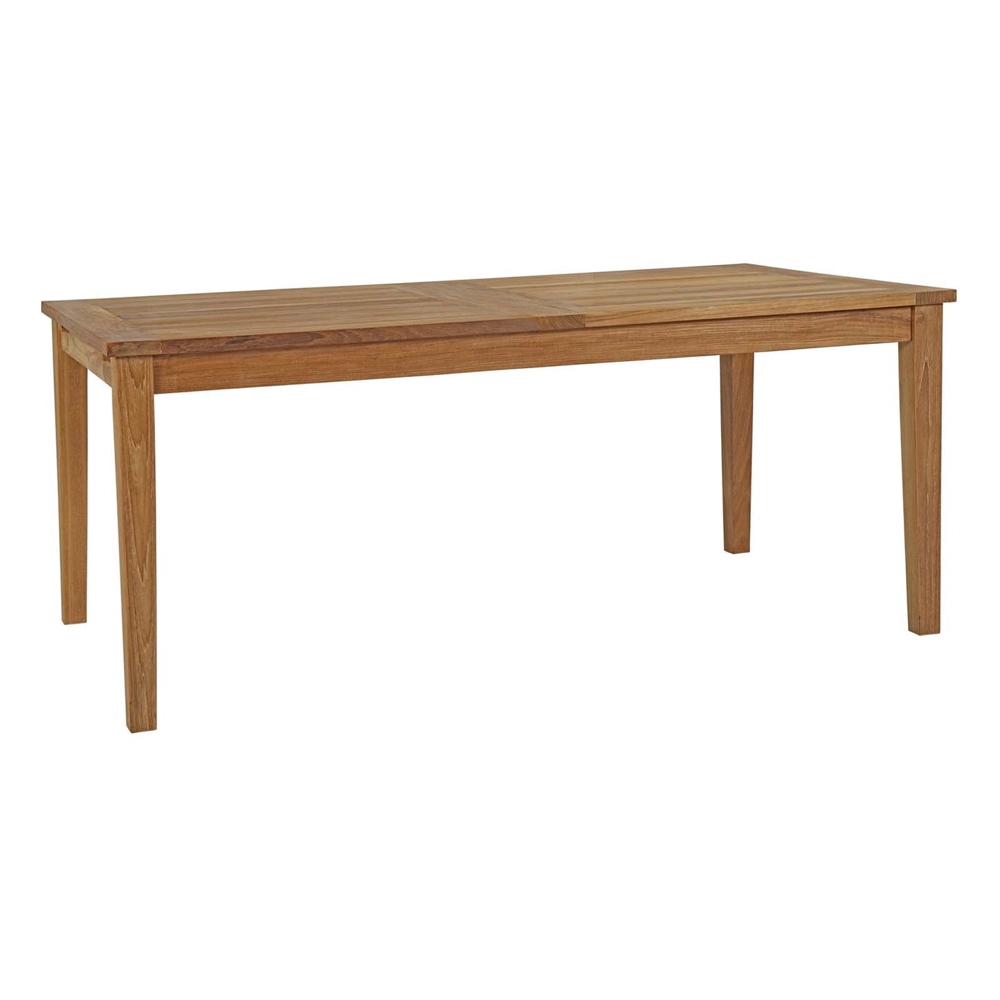 Modway Furniture Marina 11 Piece Outdoor Patio Teak Dining Set by Modway – EEI-3282-NAT-WHI-SET