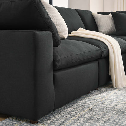 Modway Furniture Commix 5 Piece Down Filled Overstuffed Sectional Sofa by Modway - EEI-3359-BLK