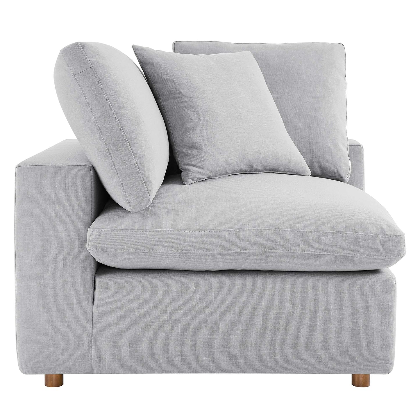 Modway Furniture Commix 5 Piece Down Filled Overstuffed Sectional Sofa by Modway - EEI-3359-BLK