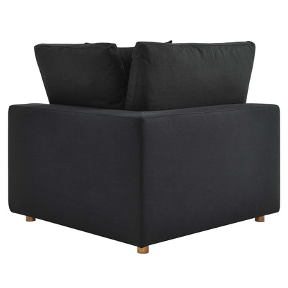 Modway Furniture Commix 8-Piece Down Filled Overstuffed Sectional Sofa by Modway - EEI-3363-BLK