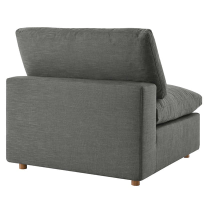 Modway Furniture Commix 8-Piece Down Filled Overstuffed Sectional Sofa by Modway - EEI-3363-BLK
