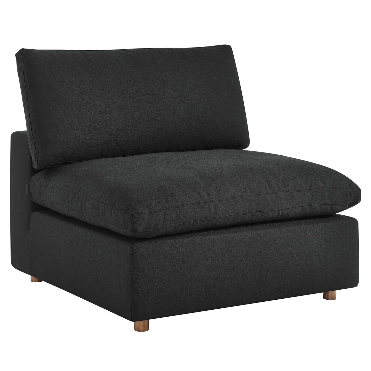 Modway Furniture Commix 7-Piece Down Filled Overstuffed Sectional Sofa by Modway - EEI-3364-BLK