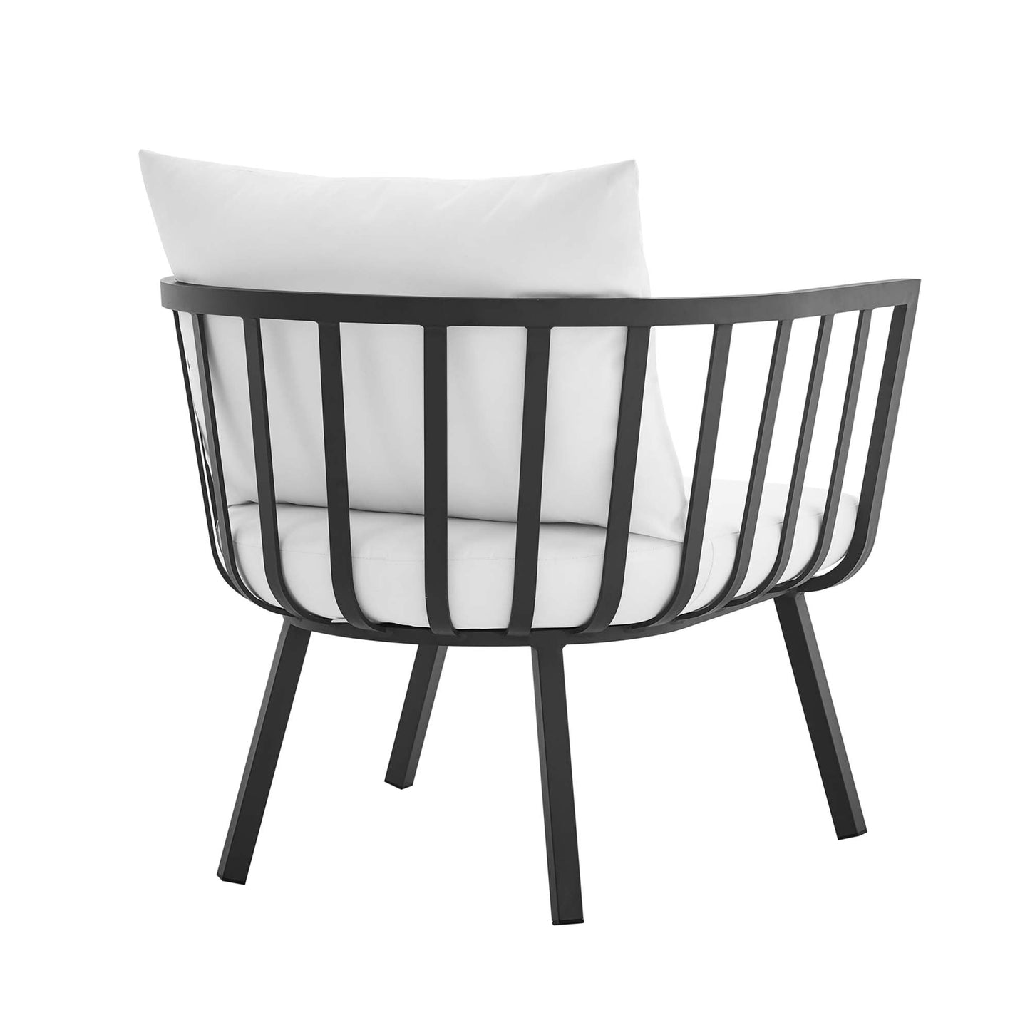 Modway Furniture Riverside 5 Piece Outdoor Patio Aluminum Set by Modway – EEI-3783-SLA-WHI