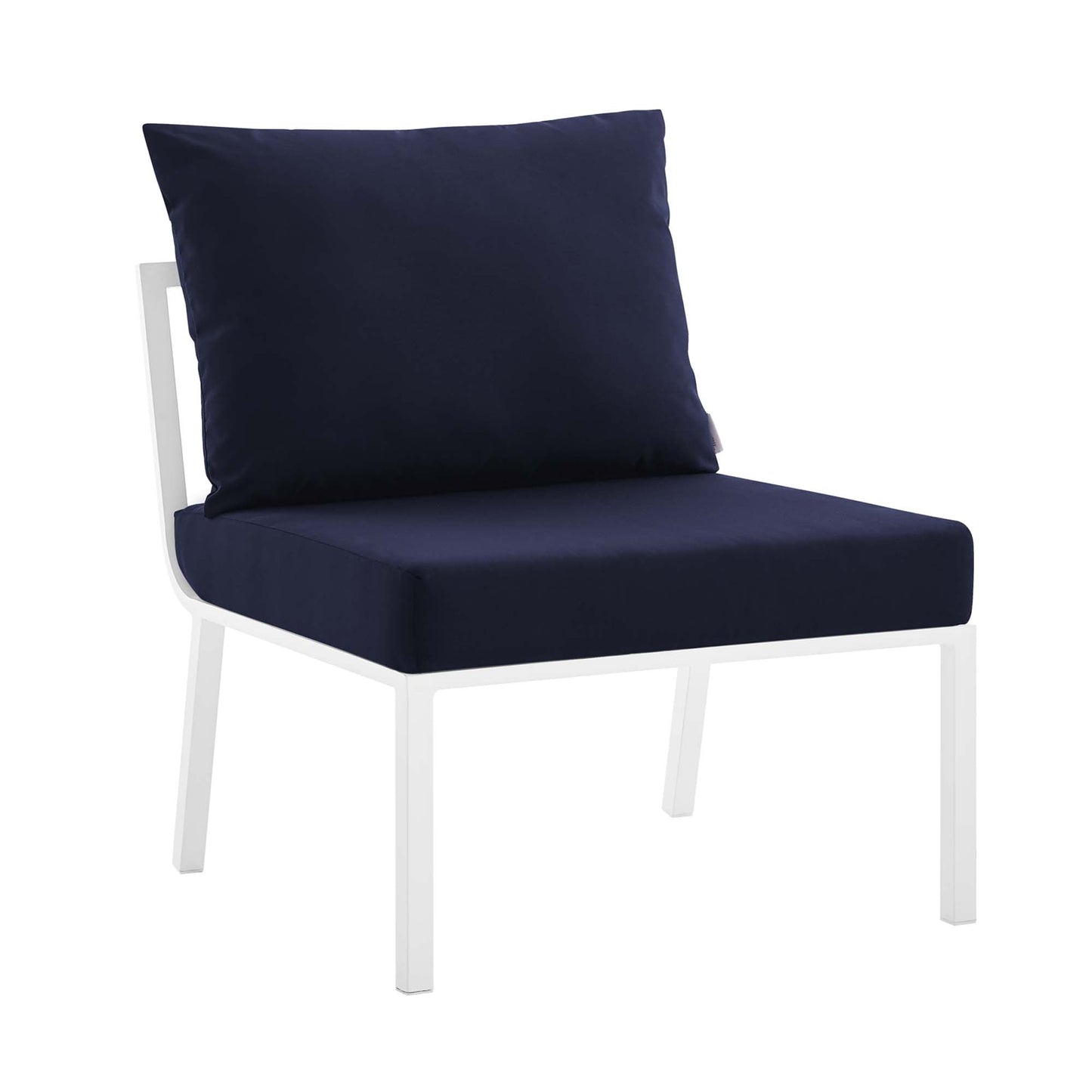 Modway Furniture Riverside 5 Piece Outdoor Patio Aluminum Set by Modway – EEI-3783-SLA-WHI