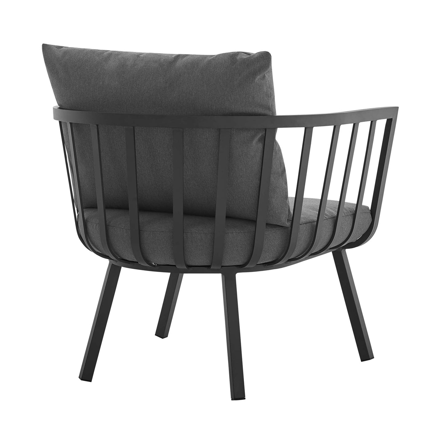 Modway Furniture Riverside 5 Piece Outdoor Patio Aluminum Set by Modway – EEI-3786-SLA-WHI