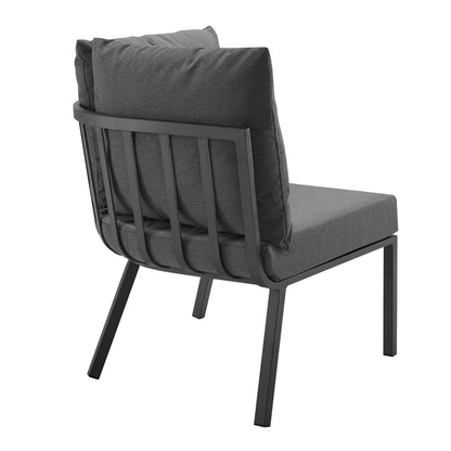 Modway Furniture Riverside 4 Piece Outdoor Patio Aluminum Set by Modway - EEI-3787-WHI-NAV