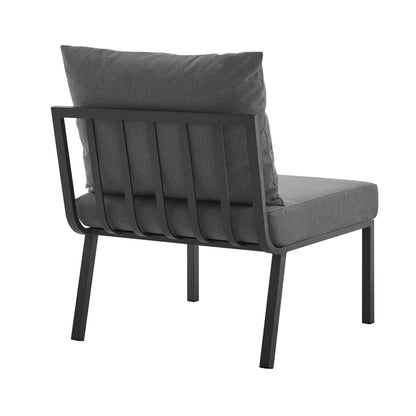 Modway Furniture Riverside 6 Piece Outdoor Patio Aluminum Set by Modway –EEI-3791-WHI-NAV
