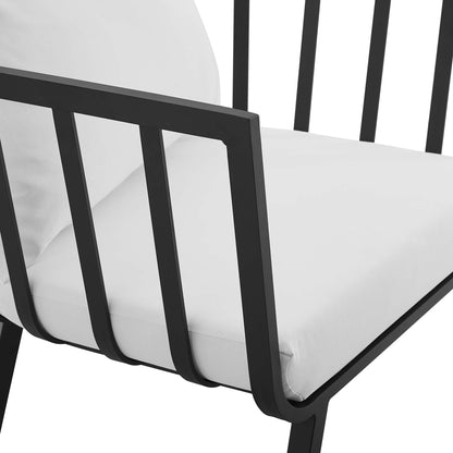 Modway Furniture Riverside 6 Piece Outdoor Patio Aluminum Set by Modway –EEI-3791-WHI-NAV