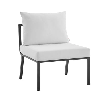 Modway Furniture Riverside 6 Piece Outdoor Patio Aluminum Set by Modway –EEI-3791-WHI-NAV