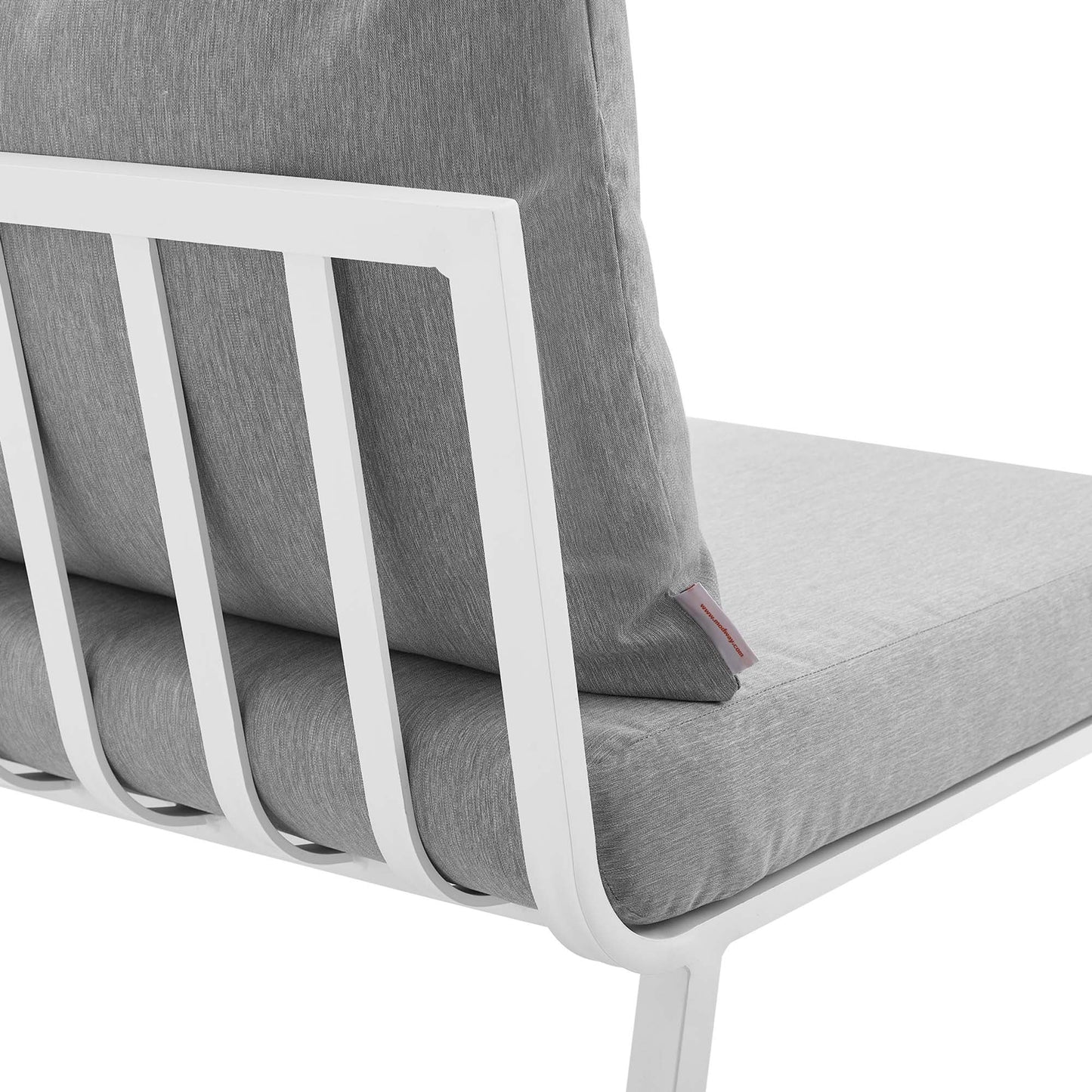 Modway Furniture Riverside 6 Piece Outdoor Patio Aluminum Set by Modway –EEI-3791-WHI-NAV