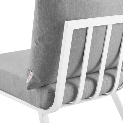 Modway Furniture Riverside 6 Piece Outdoor Patio Aluminum Set by Modway –EEI-3791-WHI-NAV