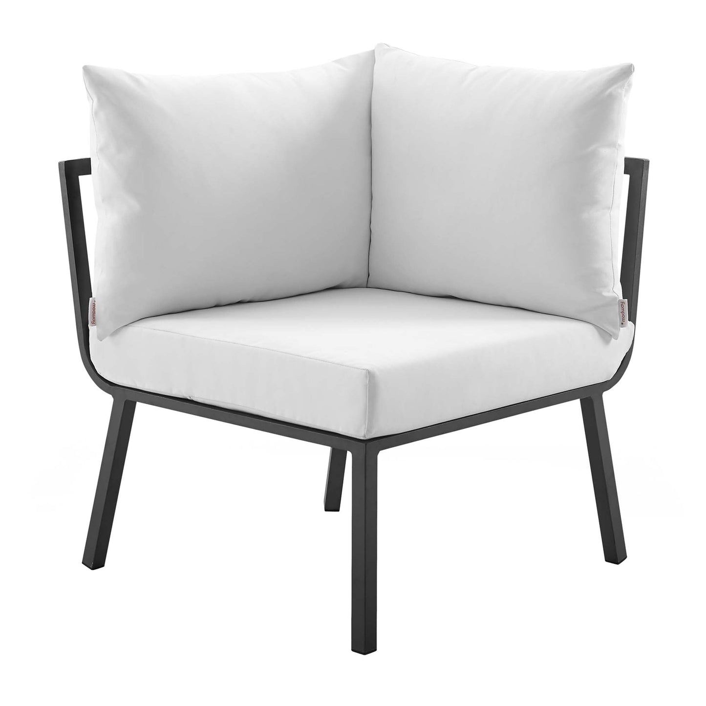 Modway Furniture Riverside 6 Piece Outdoor Patio Aluminum Set by Modway – EEI-3795-SLA-WHI
