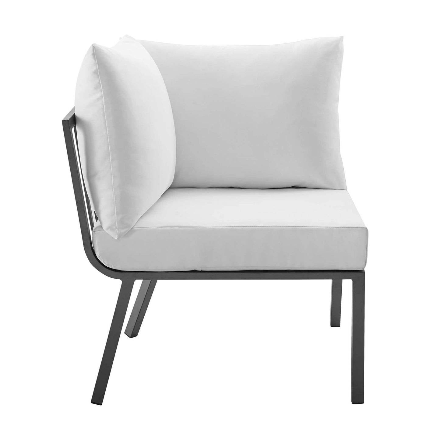 Modway Furniture Riverside 6 Piece Outdoor Patio Aluminum Set by Modway – EEI-3795-SLA-WHI