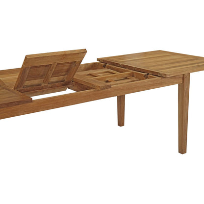 Modway Furniture Marina 9 Piece Outdoor Patio Teak Dining Set by Modway – EEI-4034
