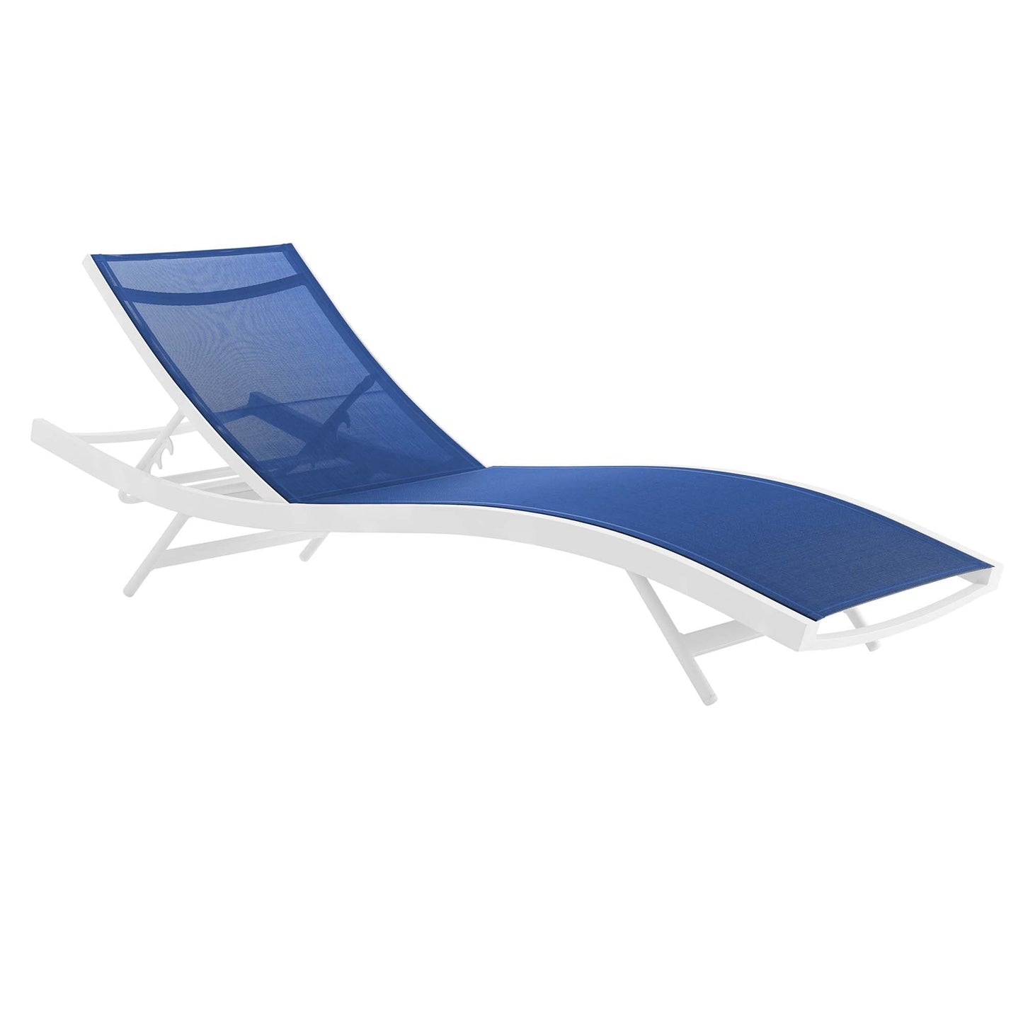 Modway Furniture Glimpse Outdoor Patio Mesh Chaise Lounge Set of 2 - EEI-4038-WHI-GRY