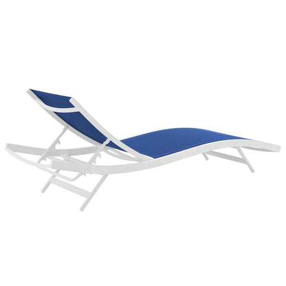 Modway Furniture Glimpse Outdoor Patio Mesh Chaise Lounge Set of 2 - EEI-4038-WHI-GRY